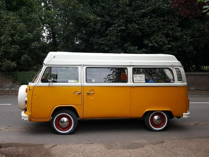 Bay Window Camper 1980 Yellow Daily Runner In Good Condition Recently Serviced